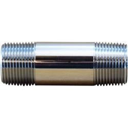 MIDLAND INDUSTRIES Midland Industries 41058LF Pipe Nipple 3/8 Mpt 24 in Chrome Brass