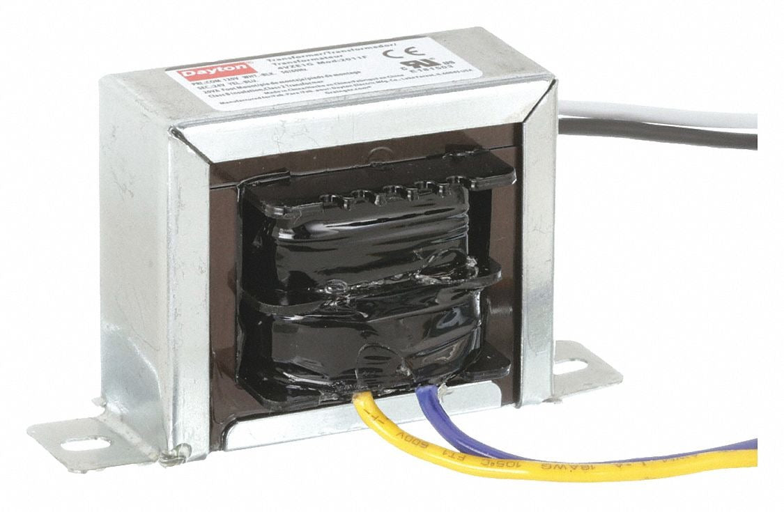 DAYTON Dayton 4VZE1 Class 2 Transformer 20 VA (Foot Mount)