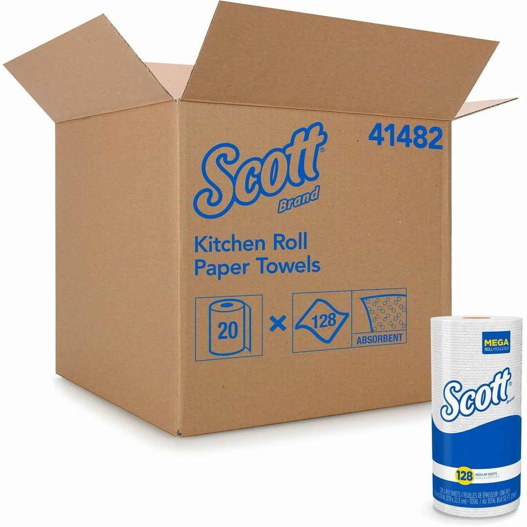 KIMBERLY-CLARK Kimberly-Clark KCC41482CT Scott Perforated Roll Paper Towels (20 Per Carton)