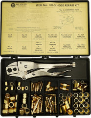 Western Enterprises CK-5 Hose Repair and Assembly Kit Brass