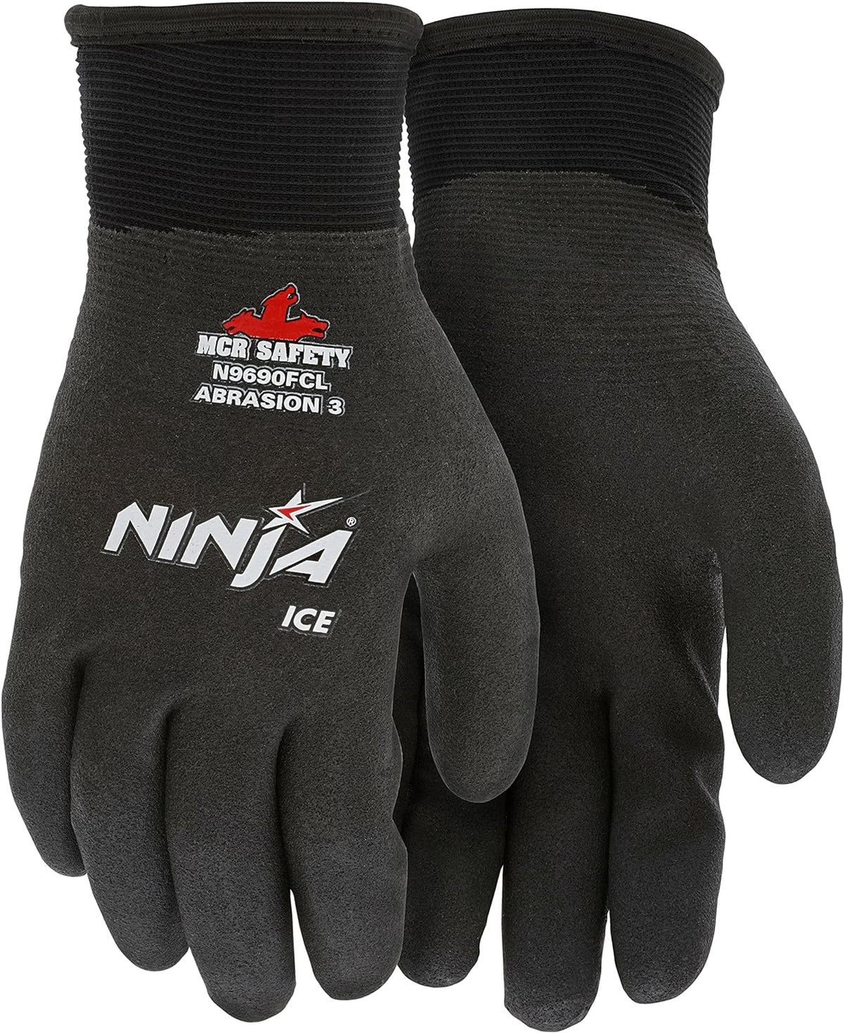 MCR Safety N9690FCXXL Ninja Ice FC Gloves Black Nylon XX-Large