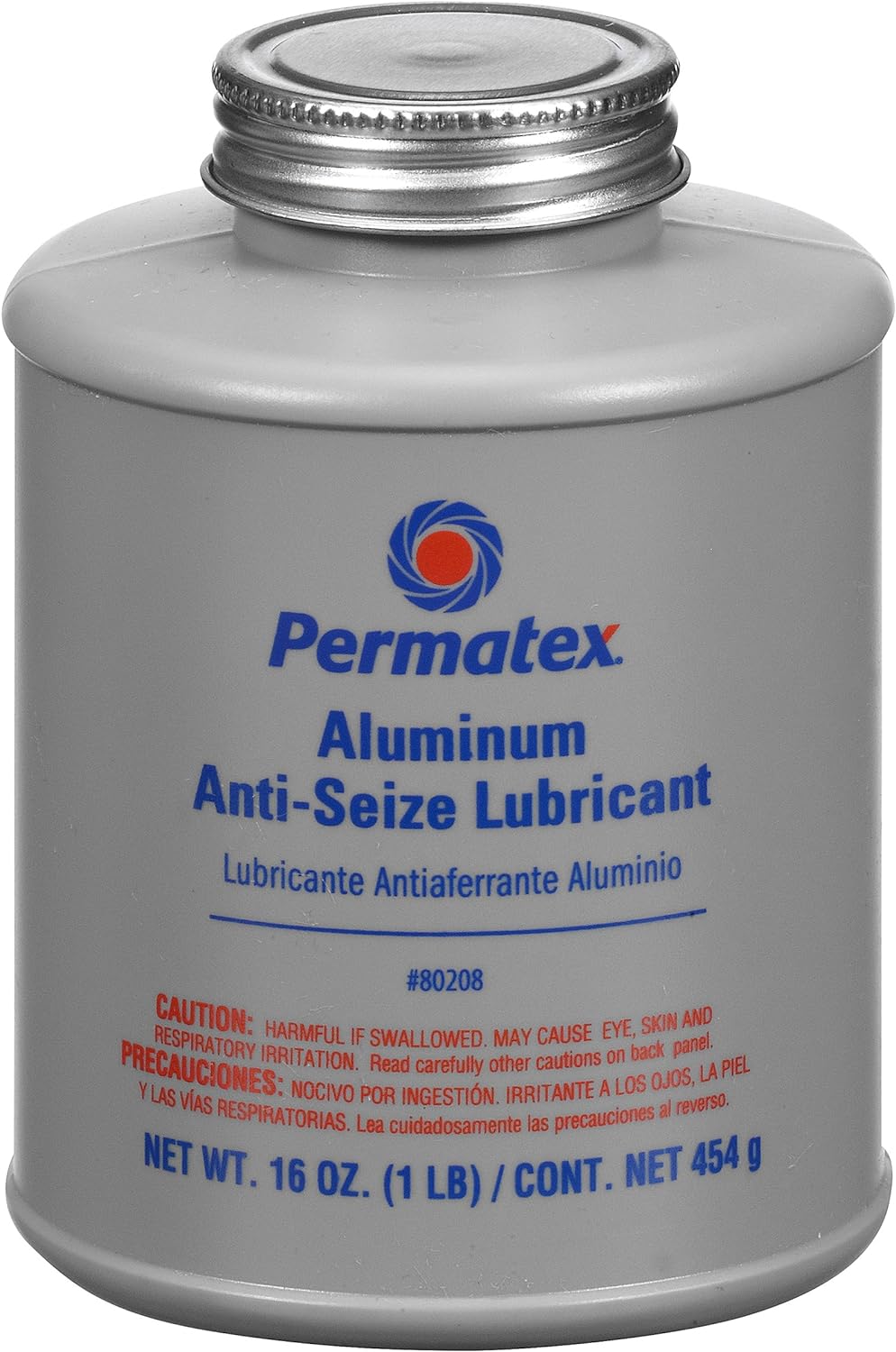 Permatex 80208 Anti-Seize Lubricant With Brush Top Bottle 16 oz