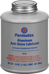 Permatex 80208 Anti-Seize Lubricant With Brush Top Bottle 16 oz