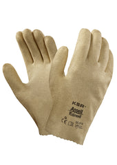 Ansell 103290 KSR Multi-Purpose Vinyl-Coated Gloves Interlock Knit Liner Size 9 Yellow