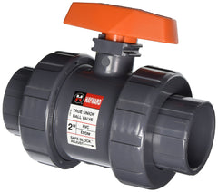 Hayward TB1200STE 2 Inch PVC Ball Valve Union Socket/FNPT 250 PSI