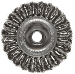 Weiler 13106 Dualife 4 Inch Diameter Knot Wire Wheel Brush