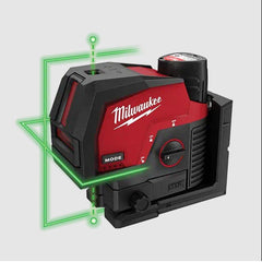 Milwaukee 362221 M12 Green Cross Line & Plumb Points Laser Kit