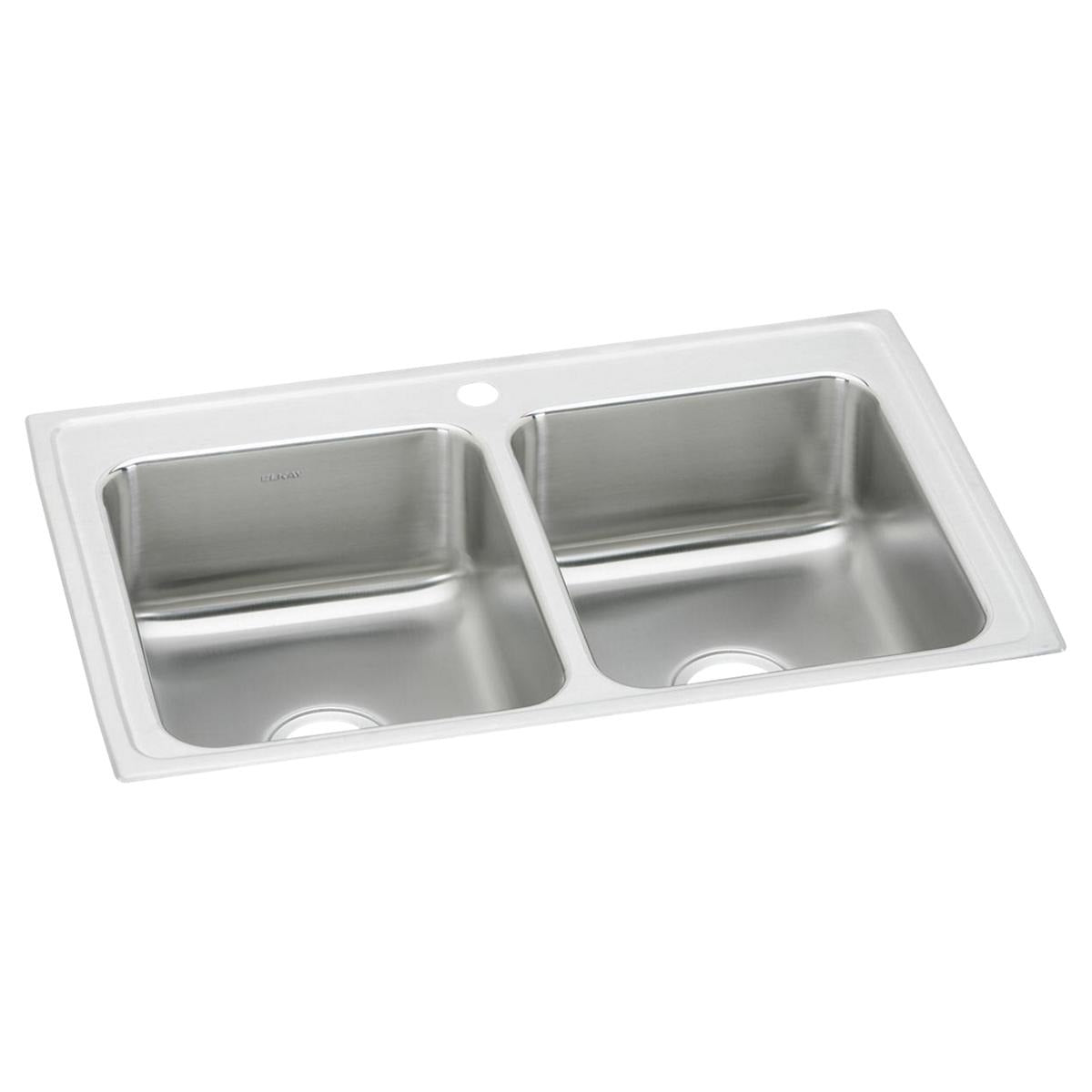 BSC PREFERRED Bsc Preferred LR33211 Drop-in Kitchen Sink Double Bowl