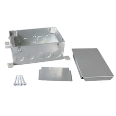 Wiremold 880S2 Steel DP Floor Box 2-Gang Omnibox