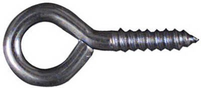 NATIONAL HARDWARE National Mfg N118-869 Medium Screw Eye 1-17/32 in 30 Lb 5 Pack