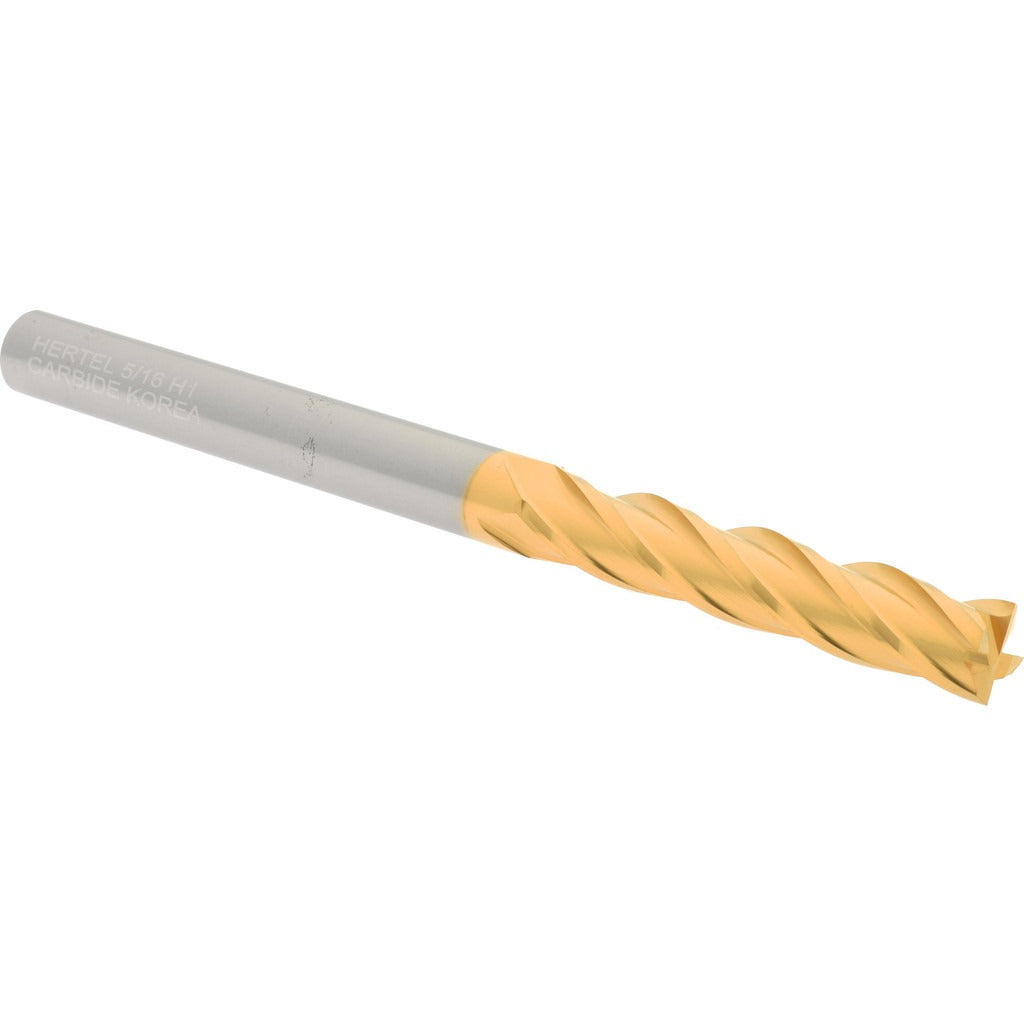 HERTEL Hertel 750559 Square End Mill 5/16 in 4 Flute Solid Carbide