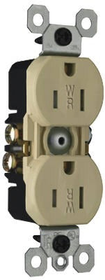LEGRAND Pass Seymour 3232TRWRICC8 Wr Tr Duplex Receptacle 15A 8PK