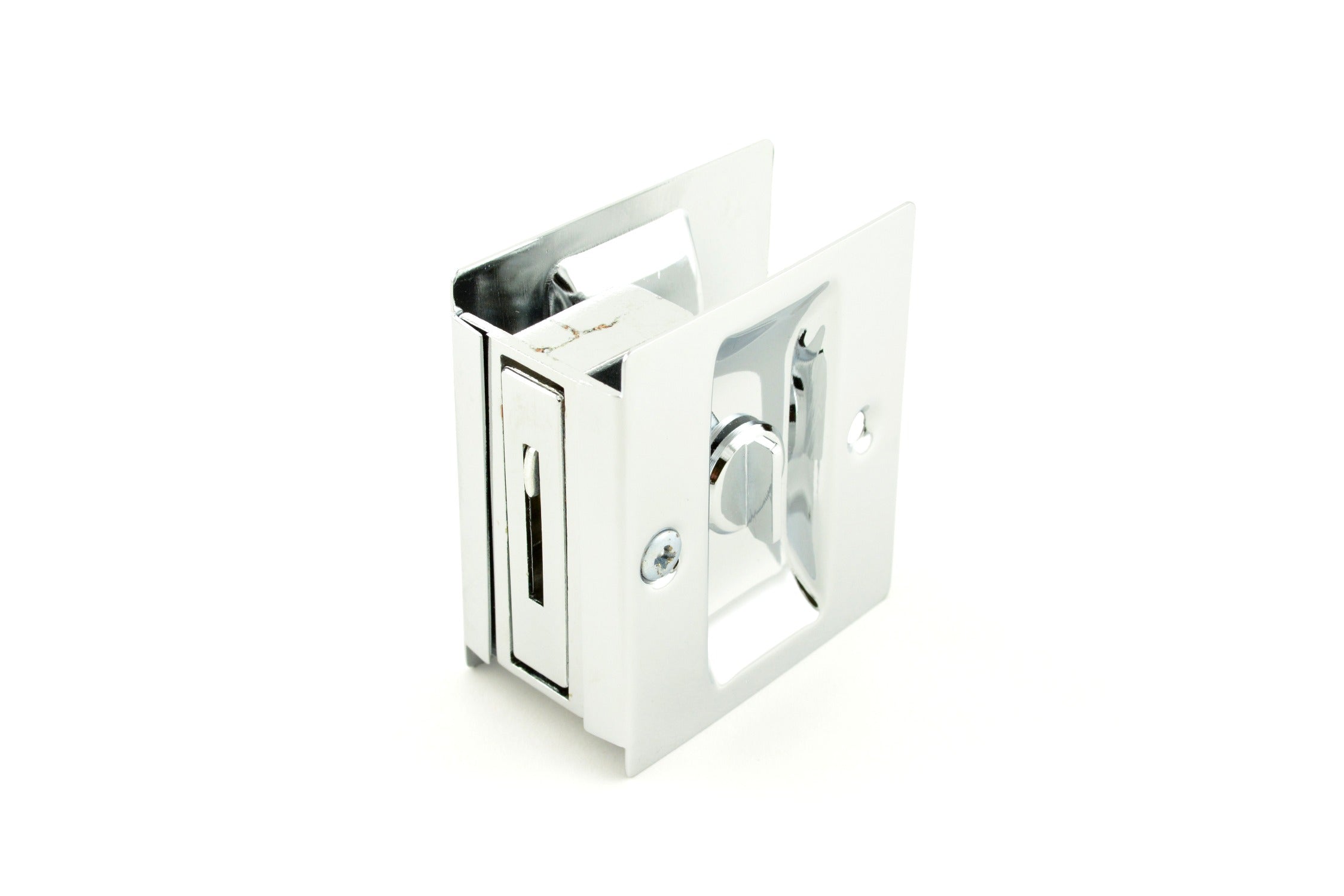 TRIMCO Trimco 1065625 Privacy Pocket Door Lock Bright Chrome