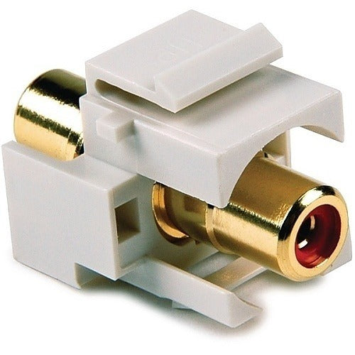 HELLERMANN TYTON Hellermanntyton 854-44259 Rca Coupler Red Keystone