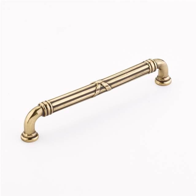 EMTEK Emtek 86286US7 Ribbon and Reed Cabinet Pull French Antique Brass