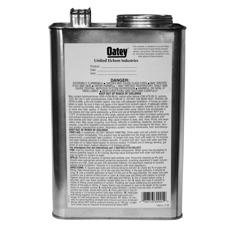 Oatey 30901 Wide Mouth Can, 1 Gal Can