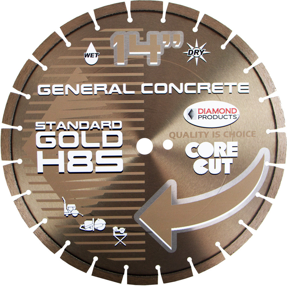 Diamond Products 57707 12X.110 Gold Unv Standard High Speed Hand Saw Diamond Blade