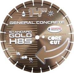 Diamond Products 57707 12X.110 Gold Unv Standard High Speed Hand Saw Diamond Blade