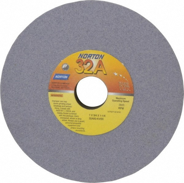 NORTON Norton 66252941948 Surface Grinding Wheel 80 Grit 7 in
