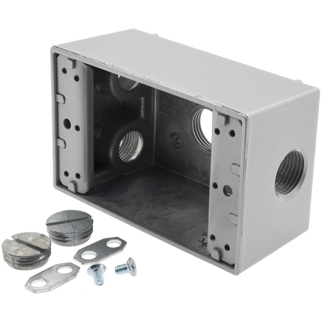 VALUE COLLECTION Value Collection BD-17660 Outlet Box 1 Gang 4 Knockouts
