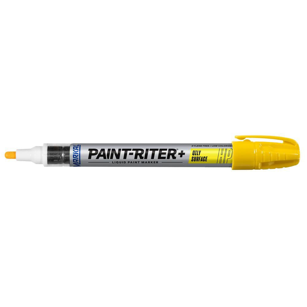 MILWAUKEE Markal 96961 Liquid Paint Marker Bullet Tip Yellow