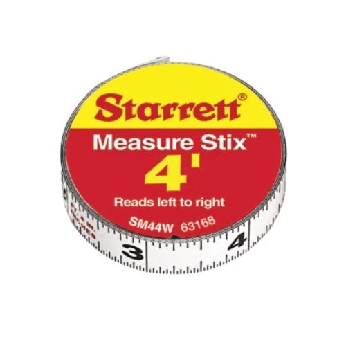 STARRETT Starrett 63168 SM44W 1/2 in x 4 ft Tape Measure Stix (S1)