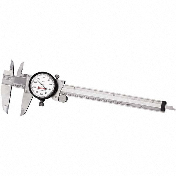 STARRETT Starrett 66568 Dial Caliper 6 in 0.001 in Stainless Steel