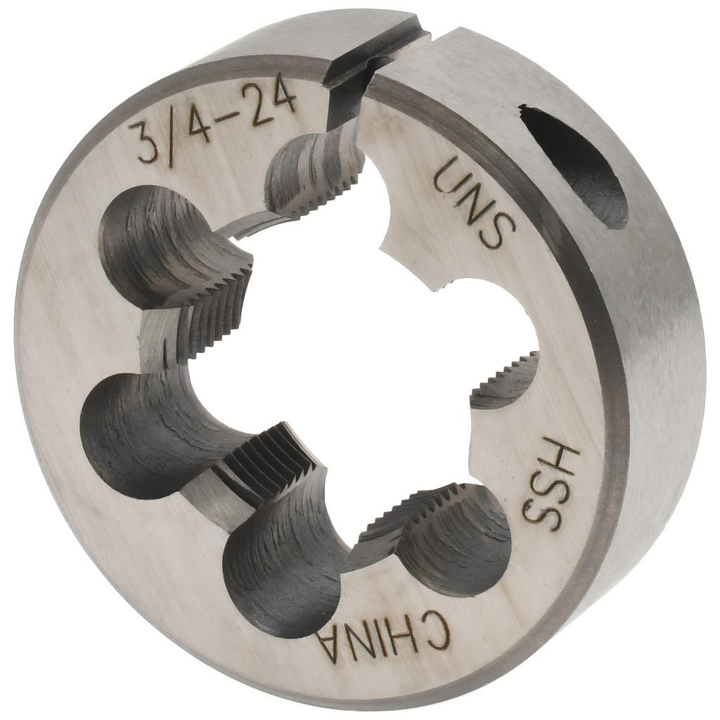 VALUE COLLECTION Value Collection 315-1275 Round Die 3/4-24 Hss Adjustable