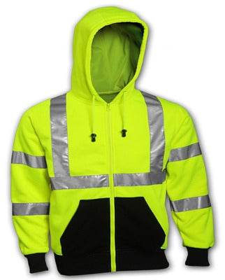TINGLEY Tingley Rubber S78122.2X Class 3 Hi-vis Sweatshirt 2XL