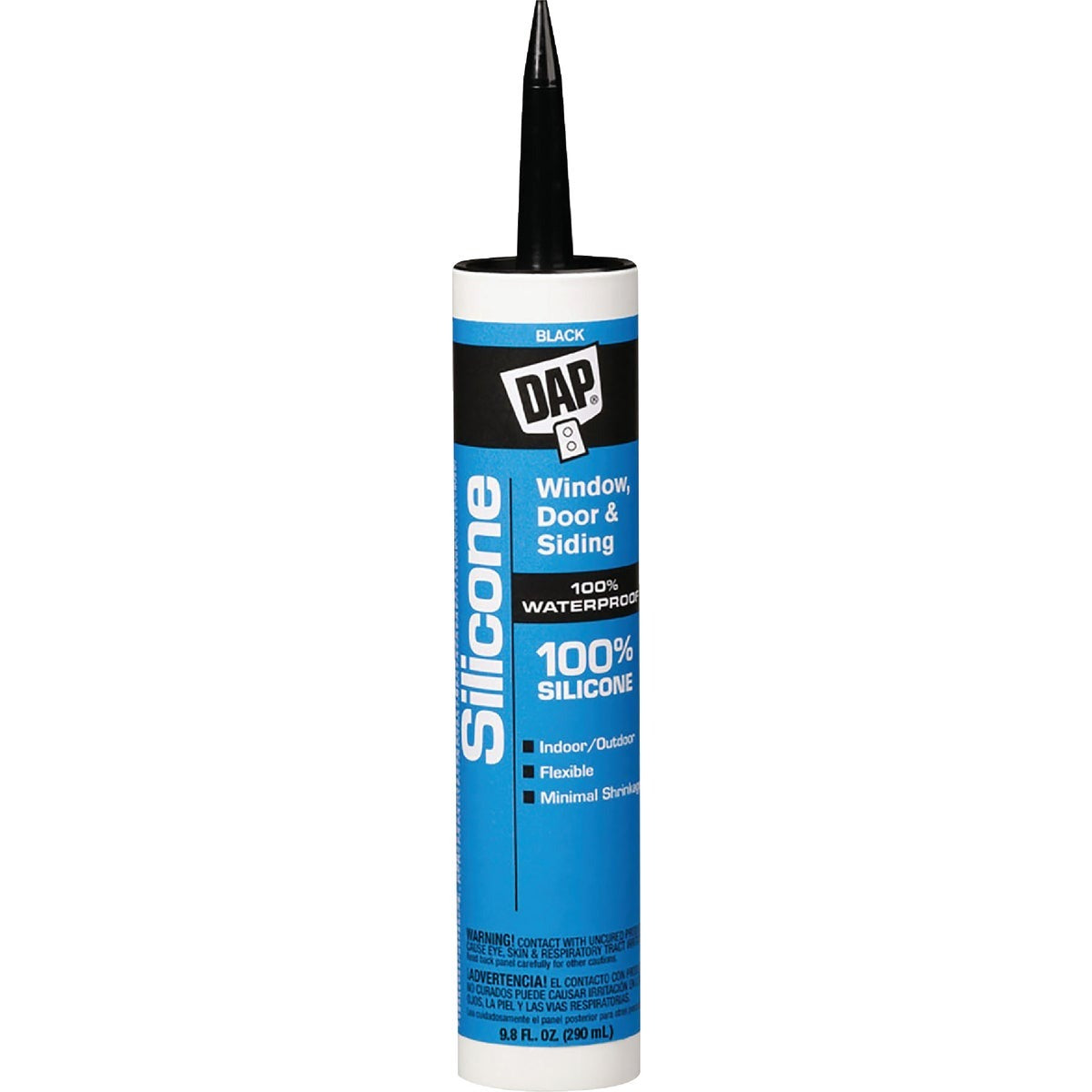 DAP Dap 7079808642 Black Silicone Window Door Sealant