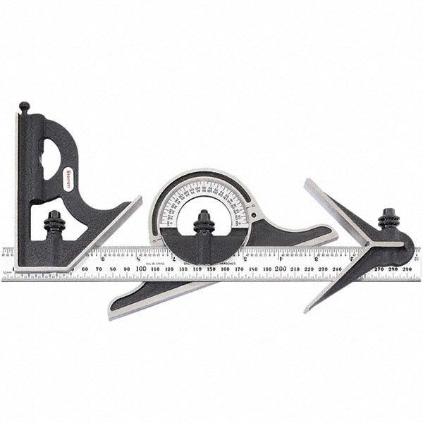 STARRETT Starrett 50047 Combination Square Set 4 Piece