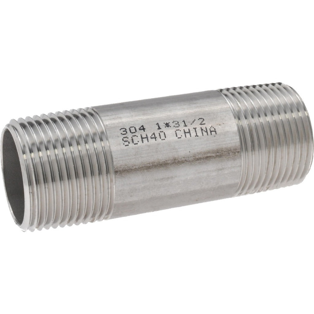 VALUE COLLECTION Value Collection 4BN1*31/2 Ss Pipe Nipple 1 in Sch 40