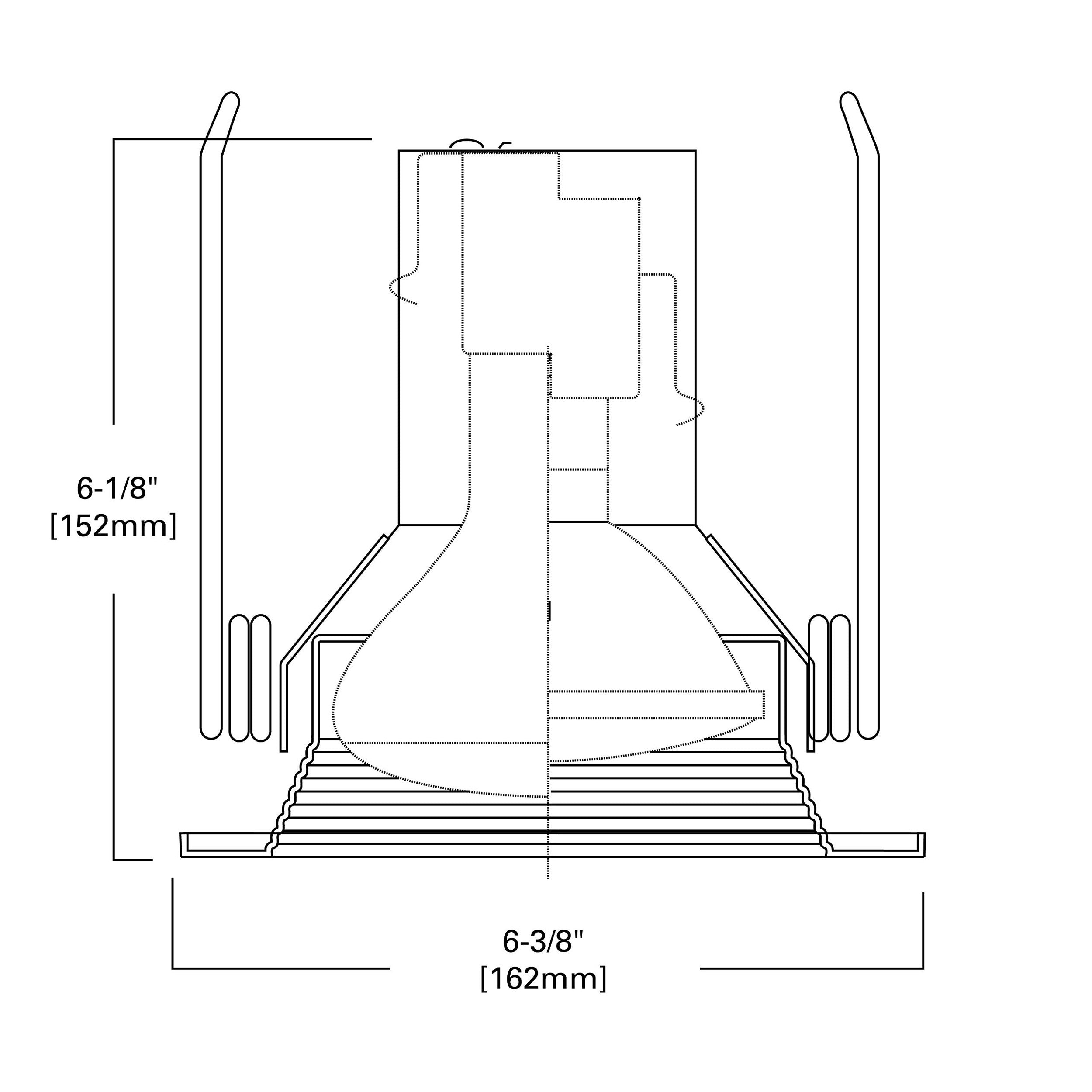 COOPER BUSSMANN Cooper Bussmann 5001P Recessed Baffle Trim 5 Inch White