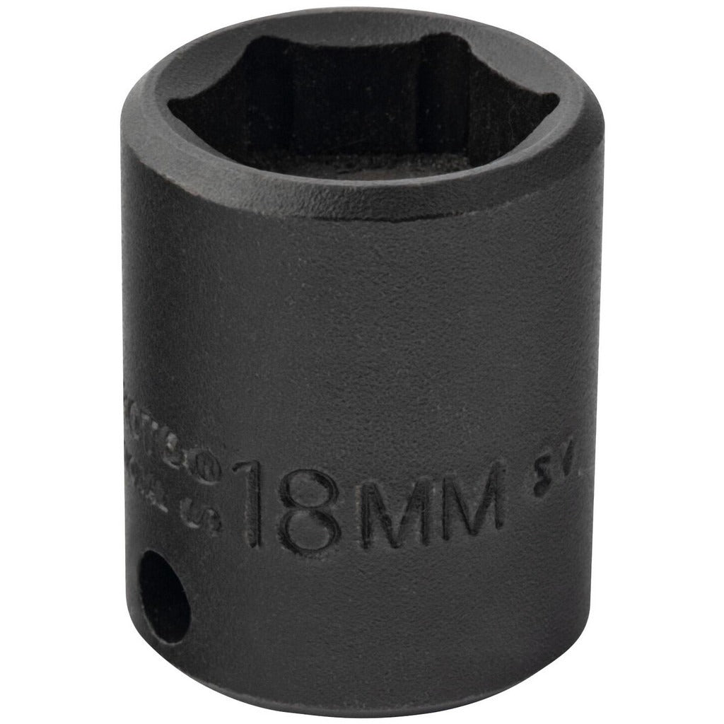 PROTO Proto J7218MHF Impact Socket 3/8 in Drive 18mm 6-pt
