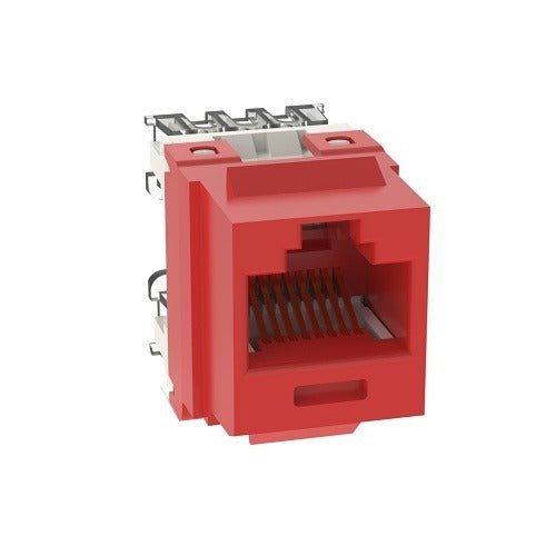 PANDUIT Panduit NK688MRD-Q Cat 6 Modular Jack Insert Red