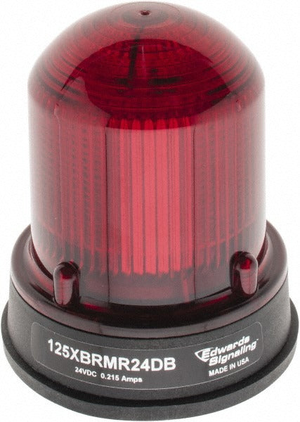 EDWARDS SIGNALING Edwards Signaling 125XBRMR24DB Led Signal Light Red 24VDC