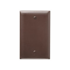 Pass & Seymour TP13 1 Gang Blank Wall Plate, Brown