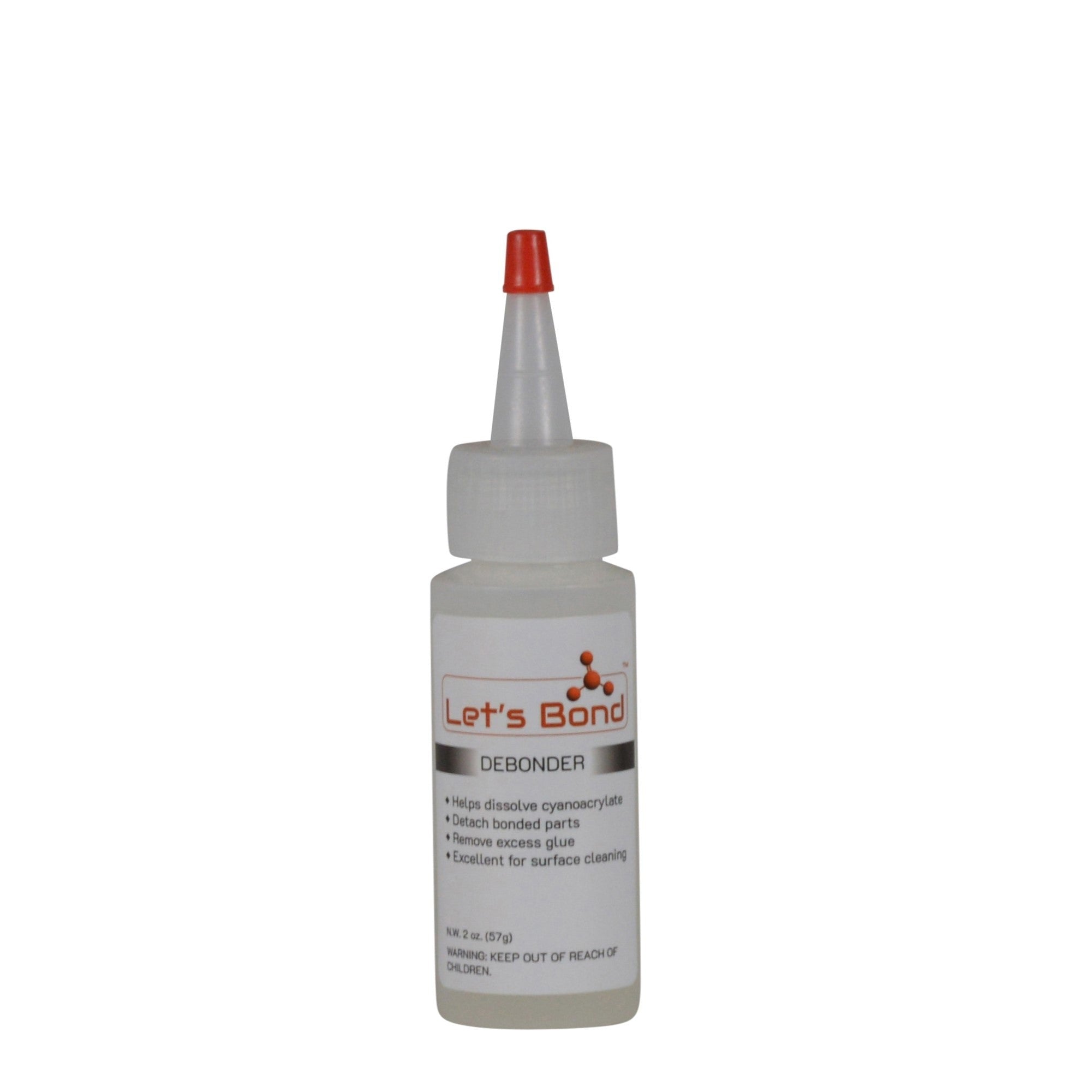 LET'S BOND Lets Bond UBD020-00 Cyanoacrylate Debonder 2 Oz