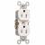 Pass & Seymour 3232W Duplex Grounding Receptacle 15 Amp 125 Volt