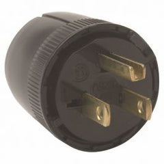 Pass & Seymour 5276BK Plug BL STR 125VAC 15A NEMA 5-15P