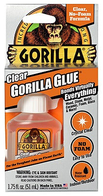 GORILLA Gorilla Glue Company 4500102 Crystal Clear Adhesive 1.75 Oz