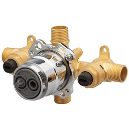 Gerber GS-505-S Pressure Balance Valve Rough-In Treysta Tub and Shower Valve Horizontal Inputs with Stop IPS/Sweat