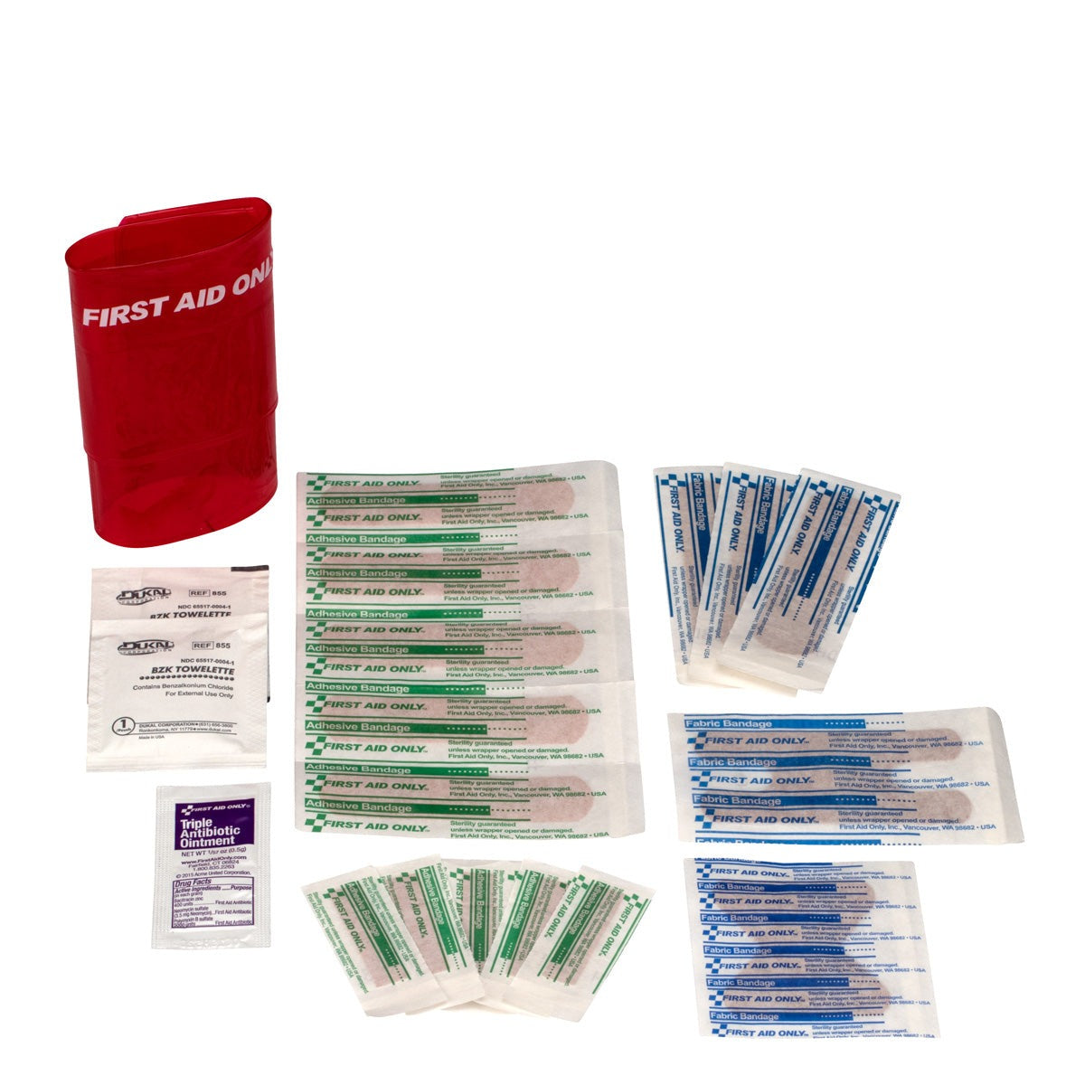 FIRST AID ONLY First Aid Only 91098 29 Pc Mini Plastic First Aid Kit (29 Piece)