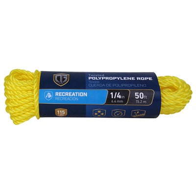 RICHELIEU Richelieu America Ltd. 643671 Twisted Polypropylene Rope