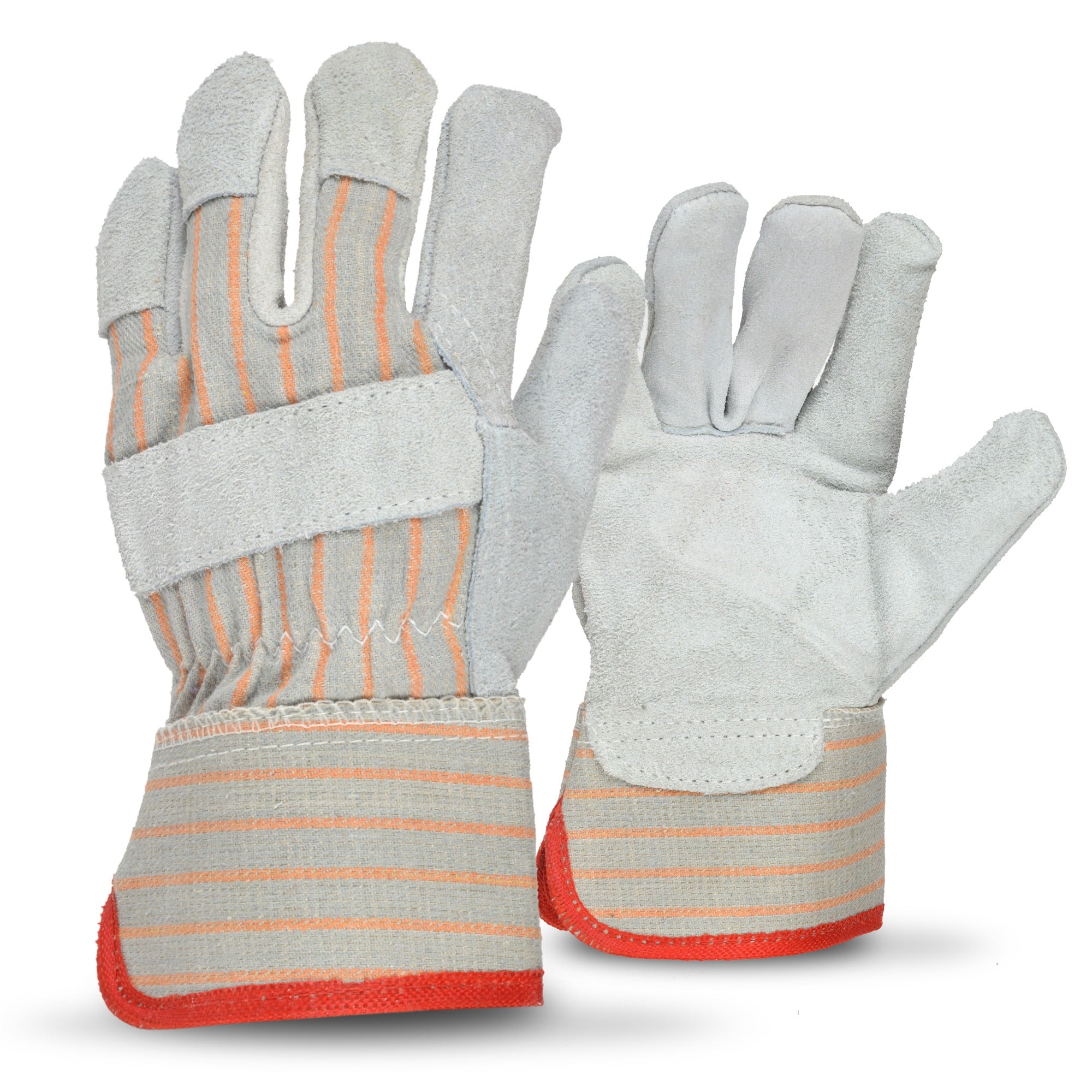 TRULINE Truline A174003 Industrial Leather Palm Gunn Work Gloves (Size L / 12 Dozen)