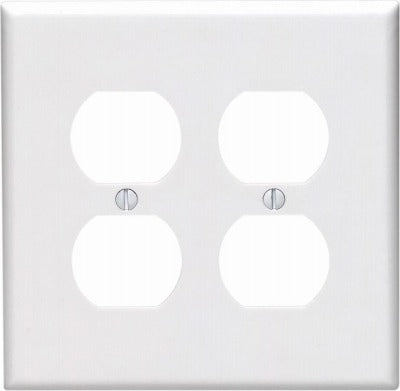 LEVITON Leviton Mfg Co 002-80516-00W 4-outlet Midway Wall Plate
