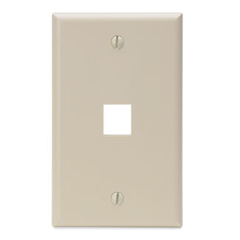 Leviton 41080-1IP Quickport Socket Faceplate