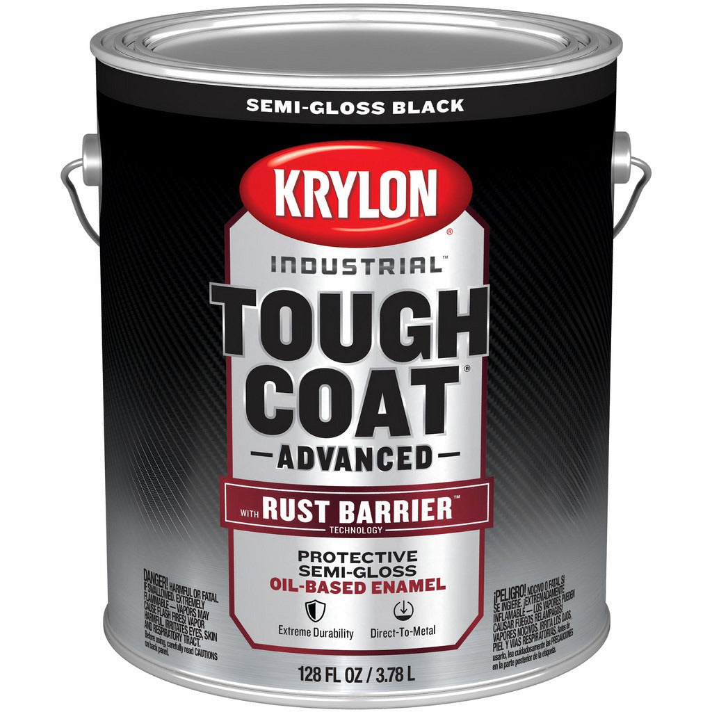 KRYLON Krylon K00791008 Rust Preventative Paint Gloss Black 1 Gal