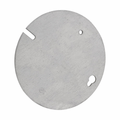 Crouse-Hinds TP649 Concrete Box Plate, Flat, Blank, Steel