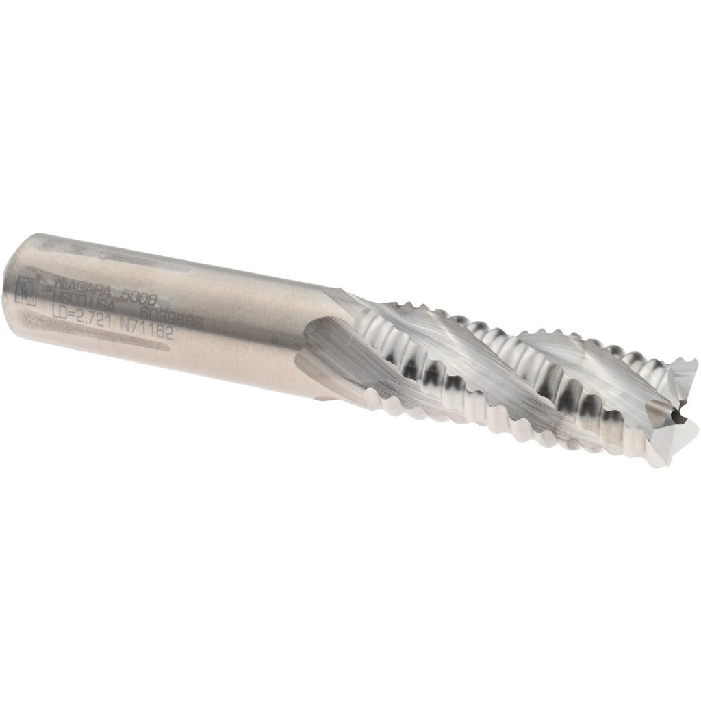 SECO TOOLS Seco 17014087 Roughing End Mill 1/2 in 4 Flute Cobalt